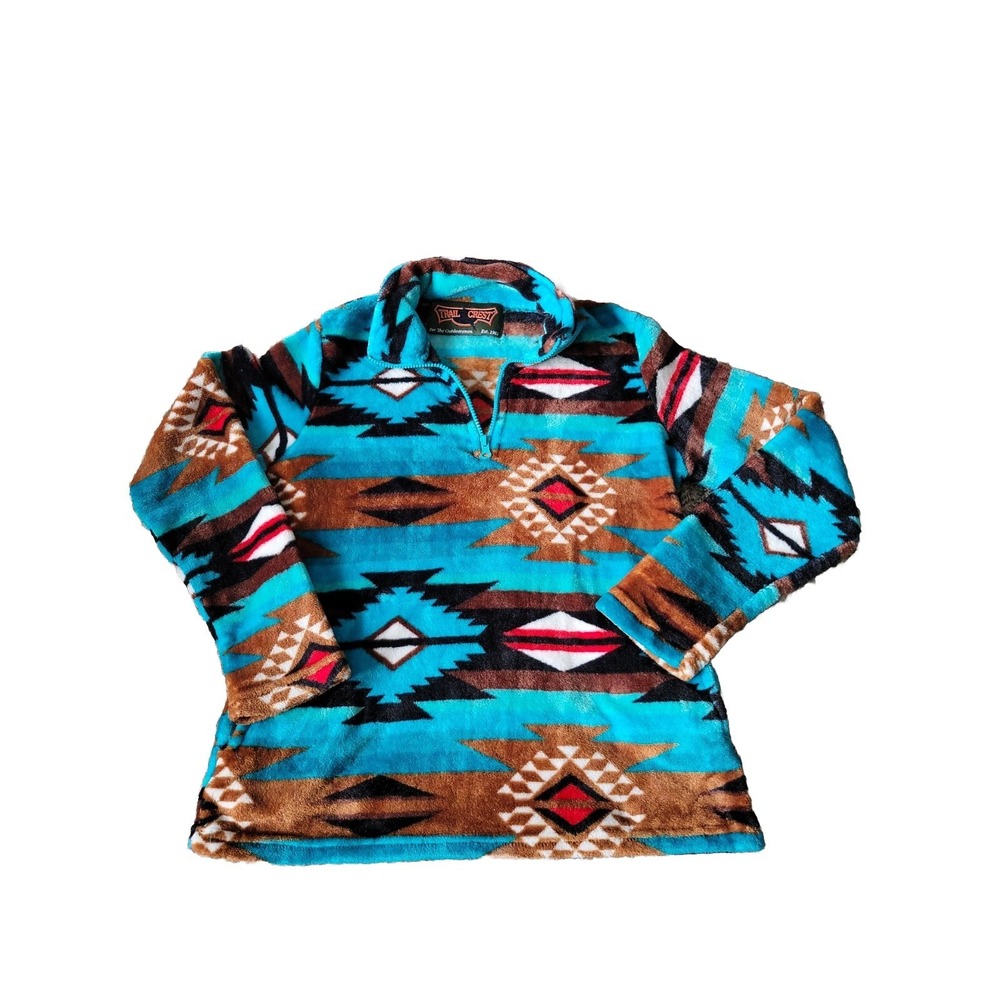 Trail Crest unisex Yellowstone inspired,native american fleece, Aztec